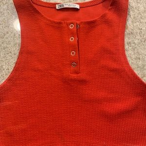 Red Crop Top